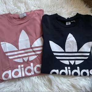 Oversized Black and Mauve adidas T-shirt